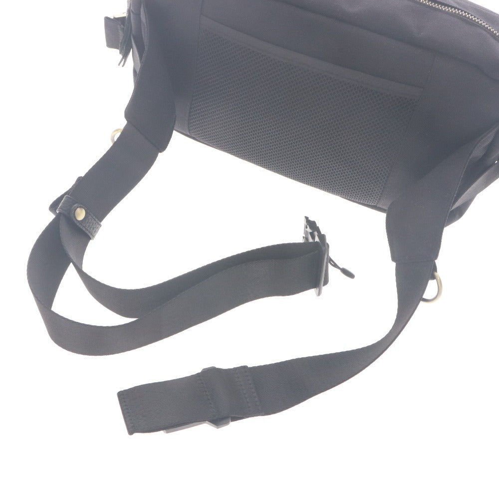 ■ DLMS Shoulder Bag Body Bag Zipper Pocket Crossbody Men's Black Unused
