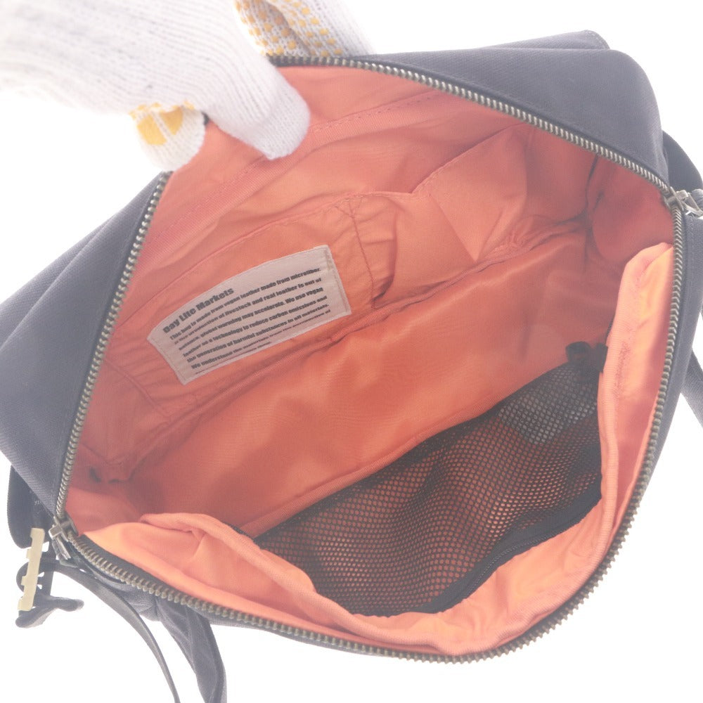 ■ DLMS Shoulder Bag Body Bag Zipper Pocket Crossbody Men's Black Unused
