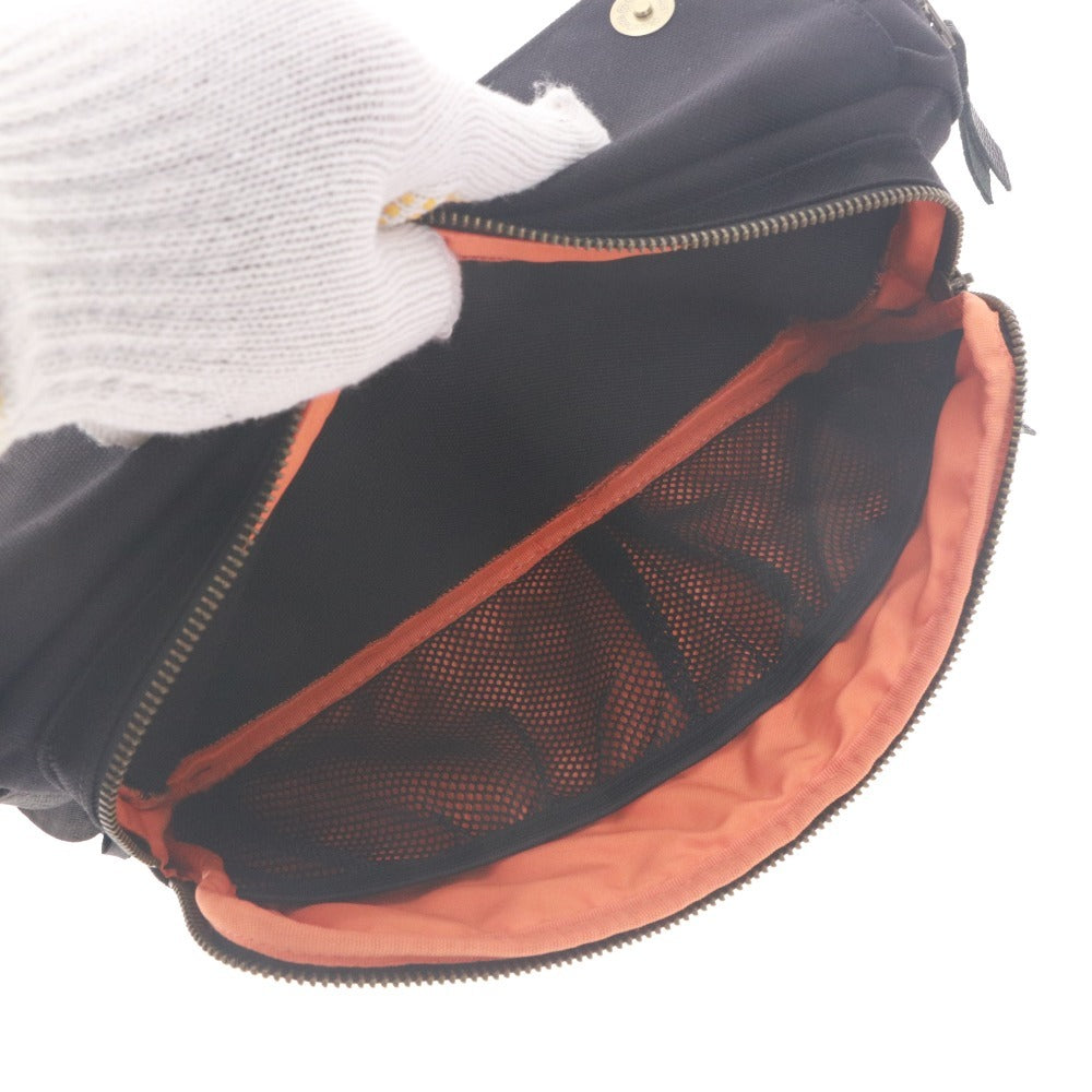 ■ DLMS Shoulder Bag Body Bag Zipper Pocket Crossbody Men's Black Unused