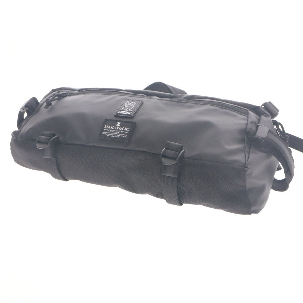 ■ MAKAVELIC x CHROME Collaboration Sling Bag e-Kadet Waterproof Frame Bag Men's Black Unused