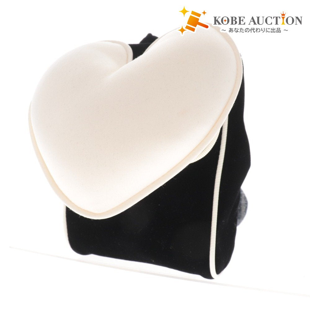 ■ ラドロー スマホポーチ ミニショルダーバッグ ハート ベロア レディース ブラック ホワイト