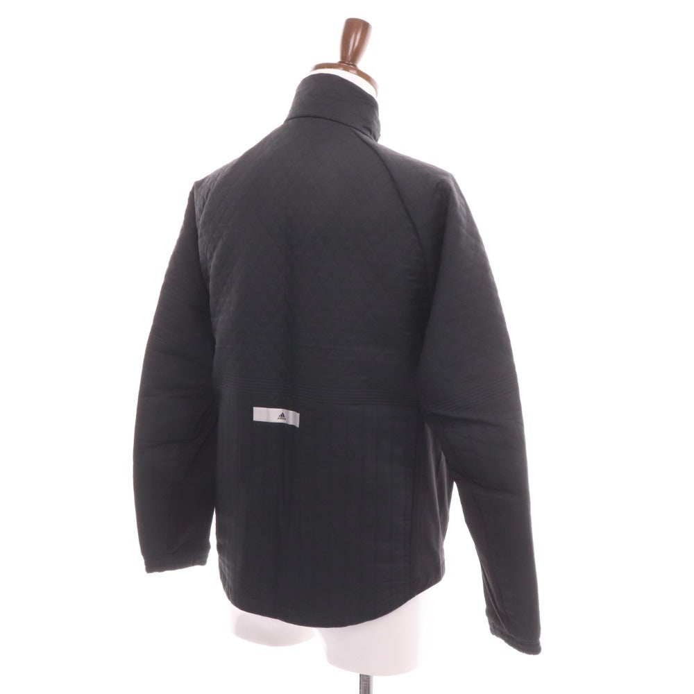 ■ アディダス ジャケット 長袖 アウター ゴルフ キルティング フルジップ メンズ S ブラック タグ付き 未使用