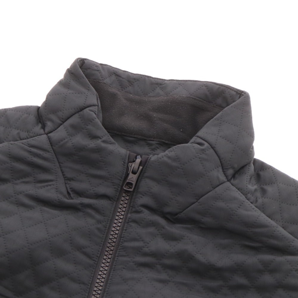 ■ アディダス ジャケット 長袖 アウター ゴルフ キルティング フルジップ メンズ S ブラック タグ付き 未使用