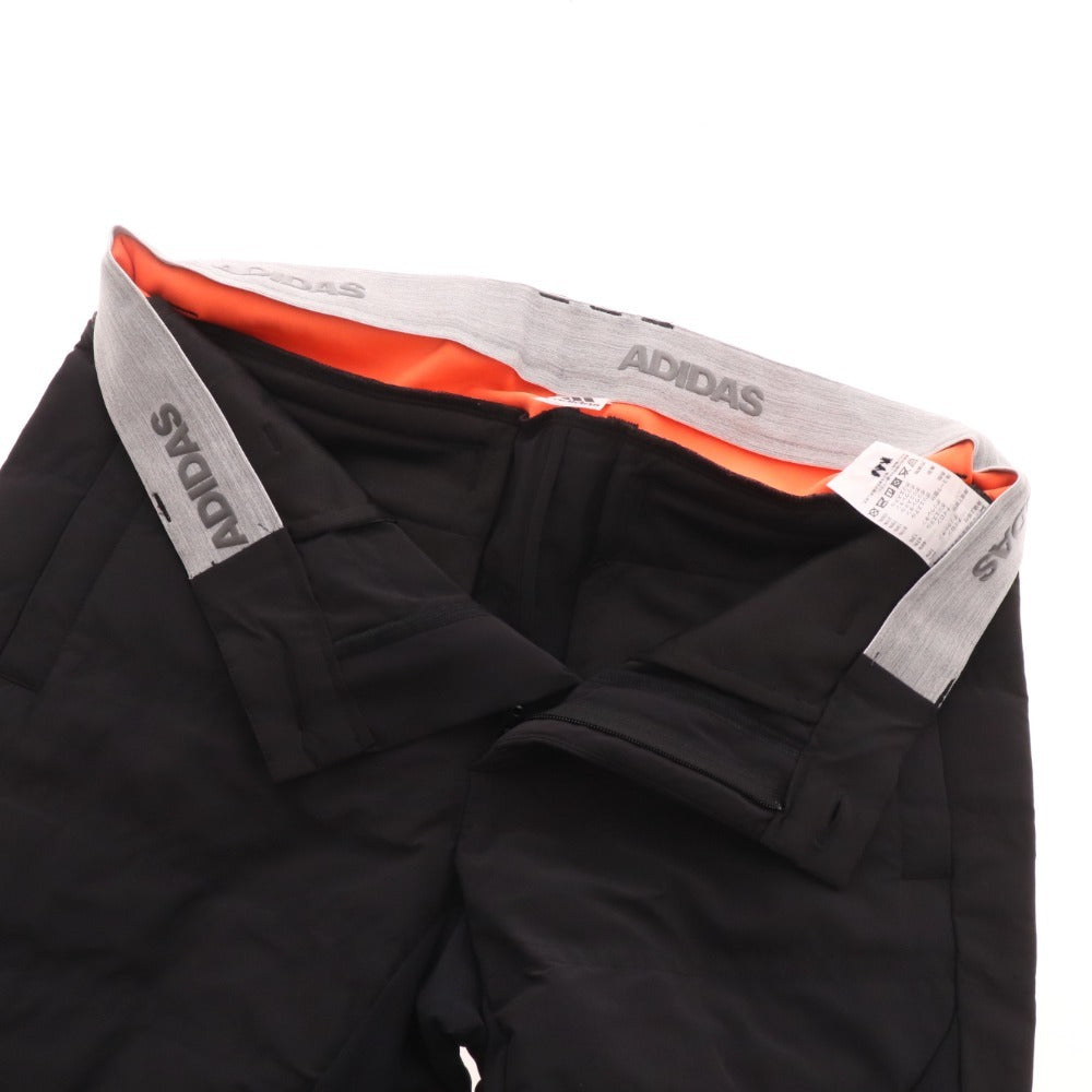 ■ アディダス テーパードパンツ ボトムス ゴルフ ヒートエフェクト ポイントキルト ウォーム メンズ S ブラック タグ付き 未使用