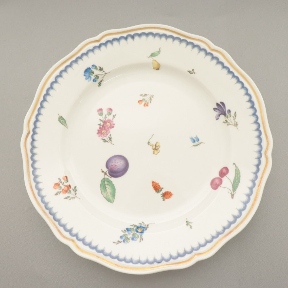 ■ リチャード ジノリ イタリアンフルーツ スワン皿 プレート 3点セット まとめ売り オーバル ディナー 小 中 大皿 全長10.8cm 24.1cm 白