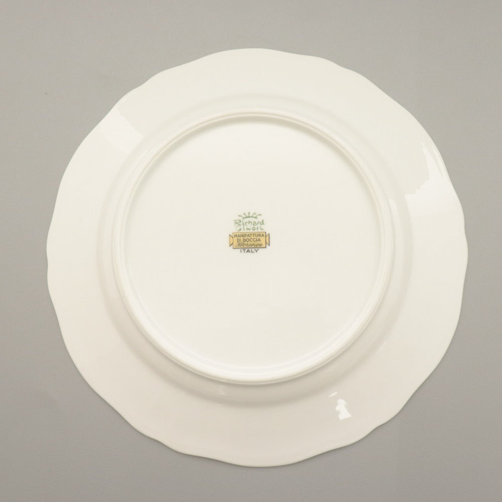 ■ リチャード ジノリ イタリアンフルーツ スワン皿 プレート 3点セット まとめ売り オーバル ディナー 小 中 大皿 全長10.8cm 24.1cm 白