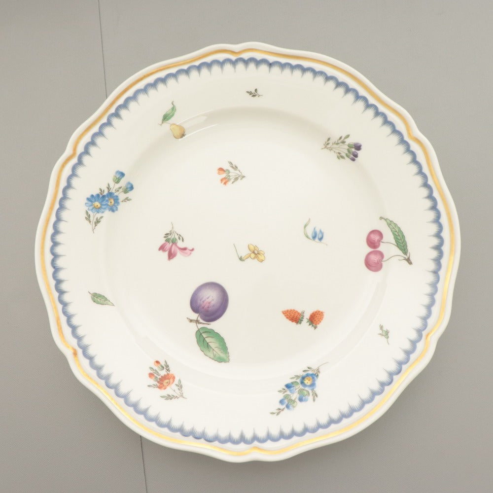 ■ リチャード ジノリ イタリアンフルーツ スワン皿 プレート 3点セット まとめ売り オーバル ディナー 小 中 大皿 全長10.8cm 24.1cm 白