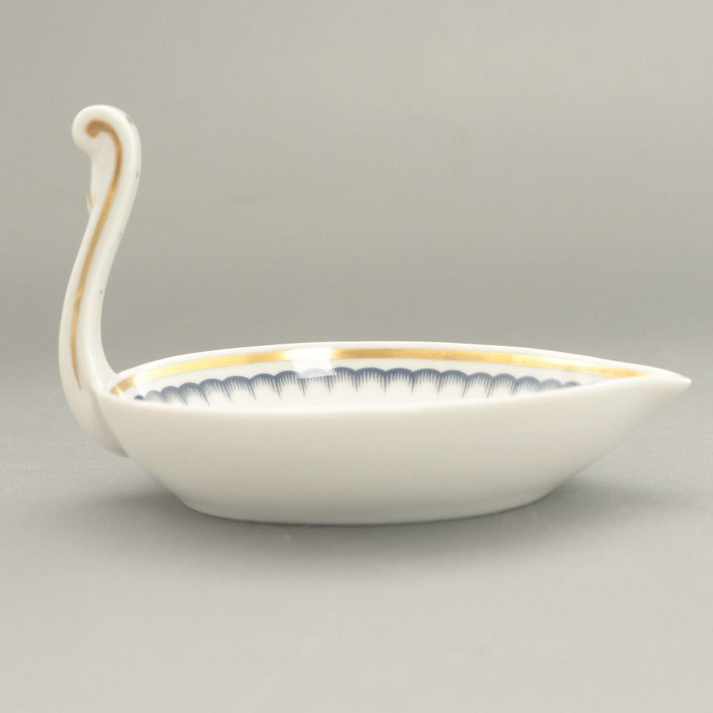 ■ リチャード ジノリ イタリアンフルーツ スワン皿 プレート 3点セット まとめ売り オーバル ディナー 小 中 大皿 全長10.8cm 24.1cm 白