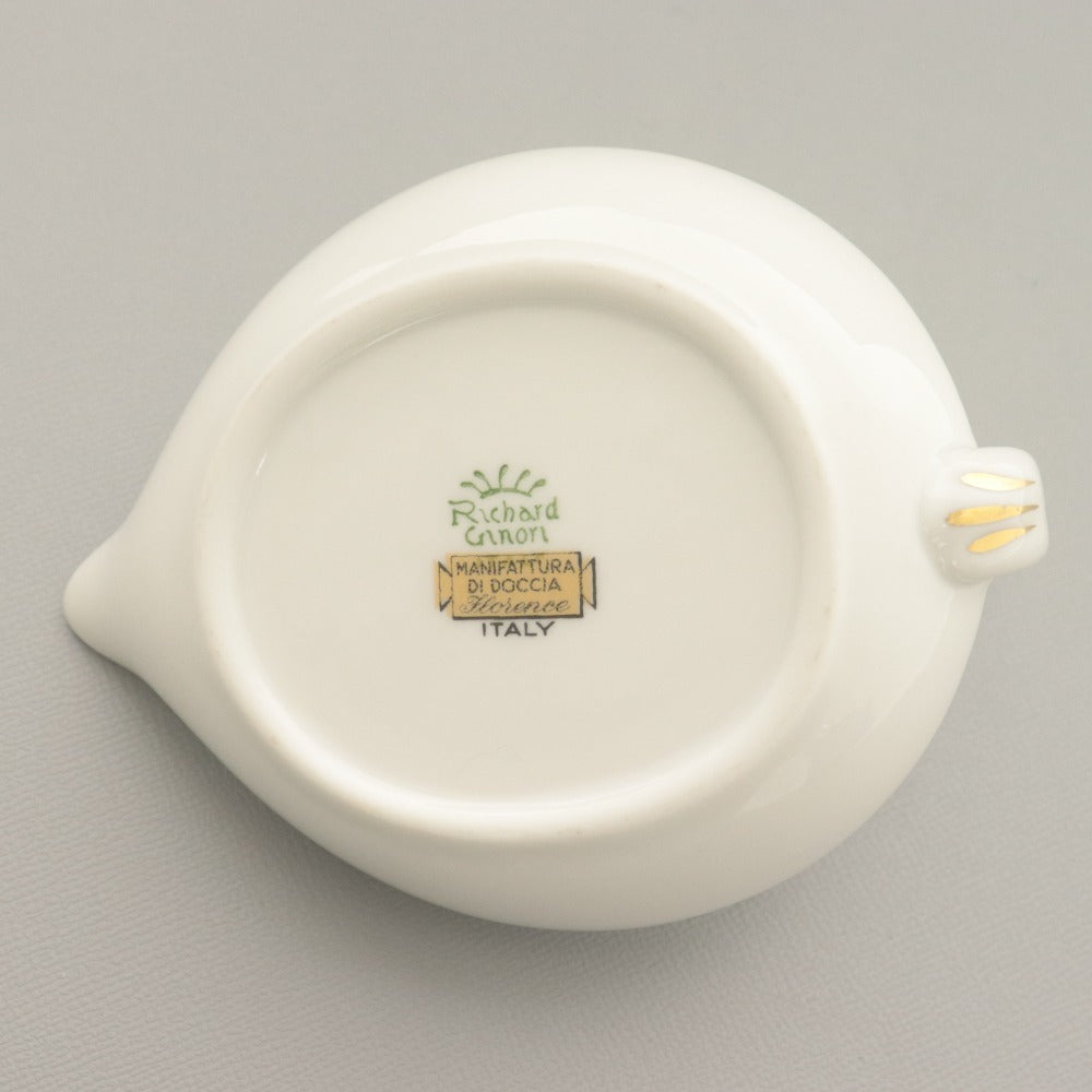■ リチャード ジノリ イタリアンフルーツ スワン皿 プレート 3点セット まとめ売り オーバル ディナー 小 中 大皿 全長10.8cm 24.1cm 白