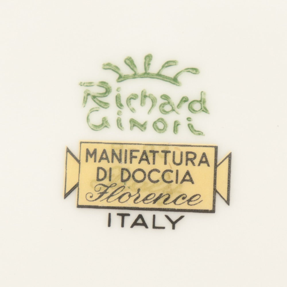 ■ リチャード ジノリ イタリアンフルーツ スワン皿 プレート 3点セット まとめ売り オーバル ディナー 小 中 大皿 全長10.8cm 24.1cm 白