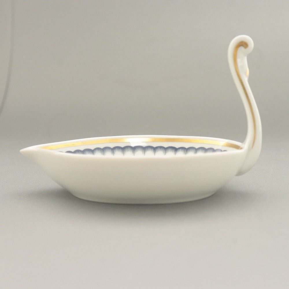 ■ リチャード ジノリ イタリアンフルーツ スワン皿 プレート 3点セット まとめ売り オーバル ディナー 小 中 大皿 全長10.8cm 24.1cm 白