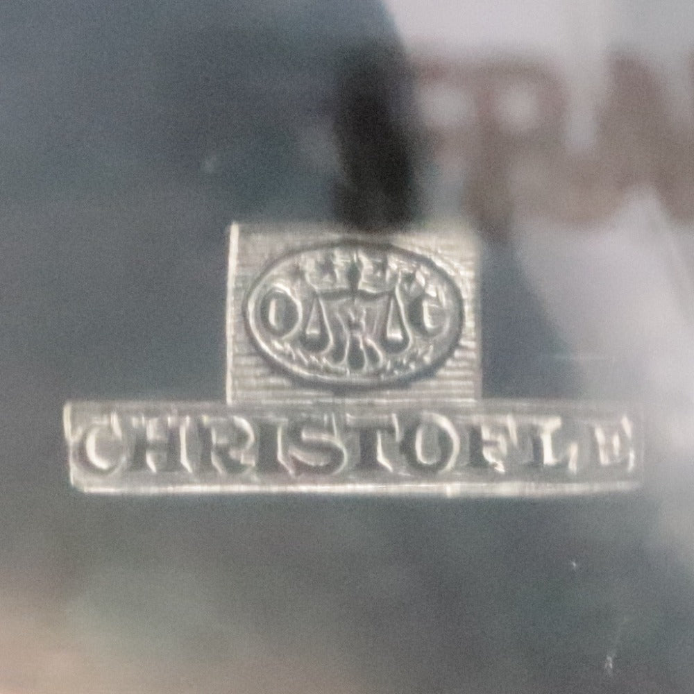 ■ Christofle France Fork Dinner Table Logo Western Tableware Total Length 20.6cm Unopened Unused