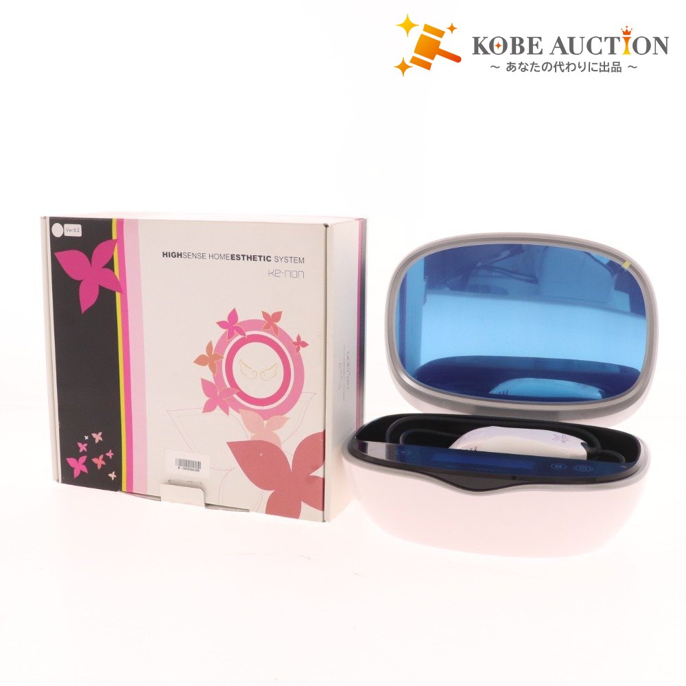 ■ エムテック ケノン 家庭用脱毛器 NIPL-2080 ver.6.2 フラッシュ レディース ピンク 付属品付き 通電確認済み