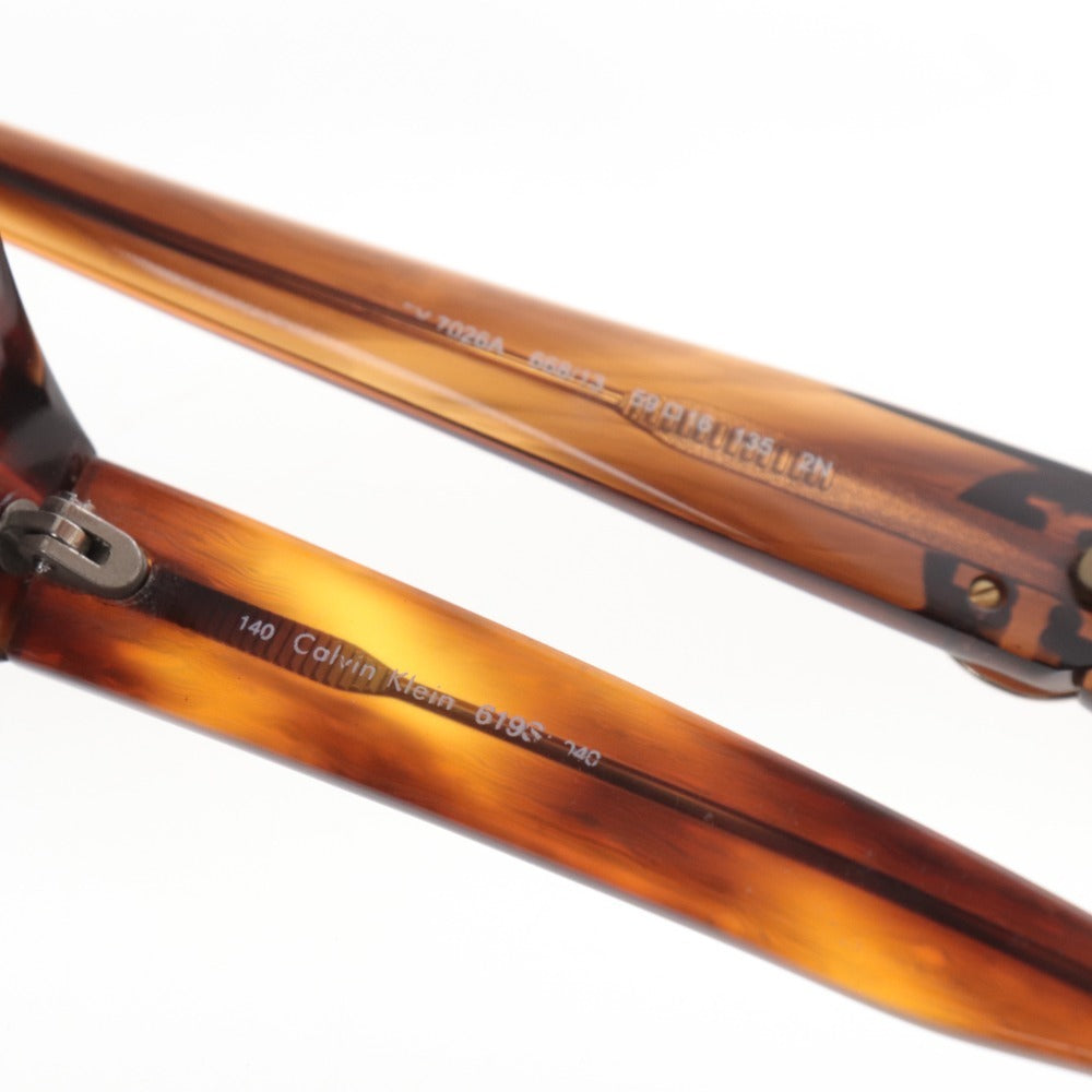 ■ トリーバーチ カルバンクライン サングラス 2点セット まとめ売り TY7026A 眼鏡 べっ甲 度なし ブラウン 付属品付き