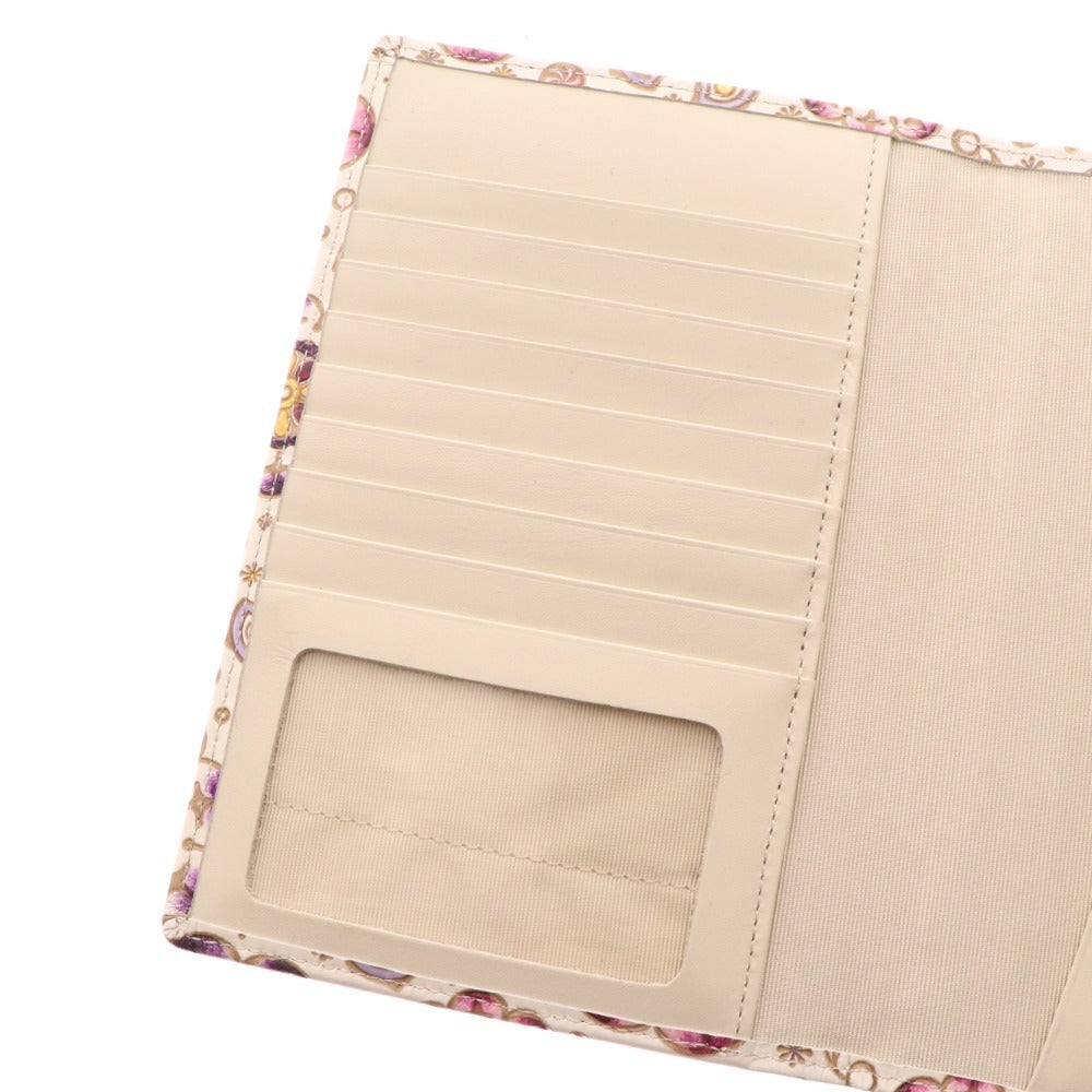 ■ Bunkoya Ozeki Book Cover, Notebook Case, Floral Pattern, Women's, White, Purple