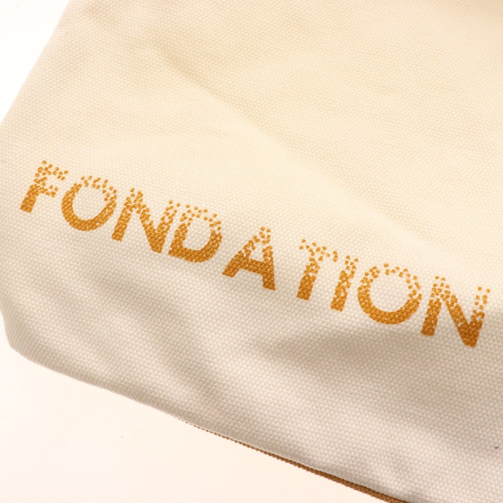 ■ Louis Vuitton Tote Bag, Fondacio Paris Museum Exclusive, White