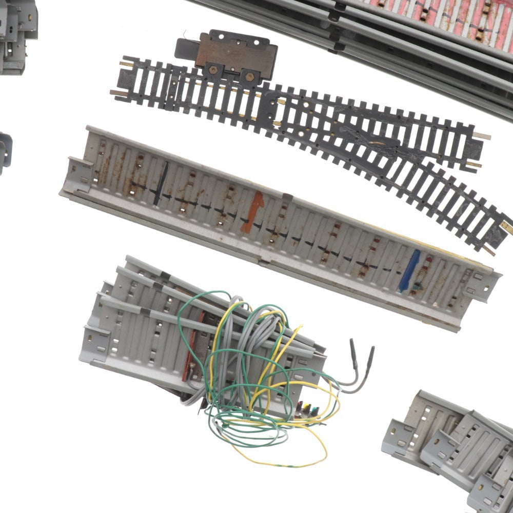 ■ エンドウ 鉄道模型 線路 レール HOゲージ 信号 曲線 直線 セット まとめ売り 箱付き