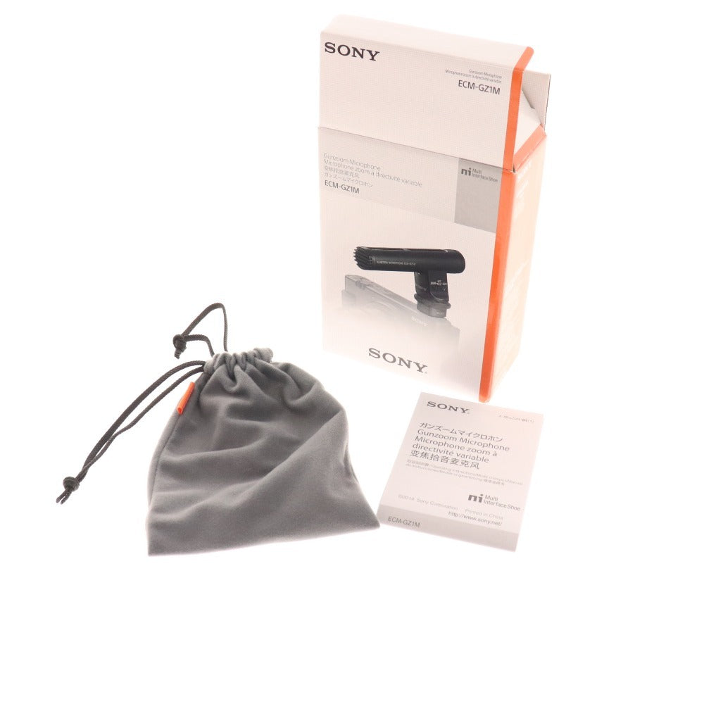 ■ Sony Gun Zoom Microphone ECM-GZ1M Camera Accessories Box Included