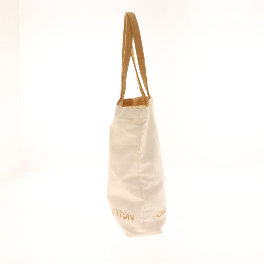 ■ Louis Vuitton Tote Bag Fondation Museum Limited Edition White Brown