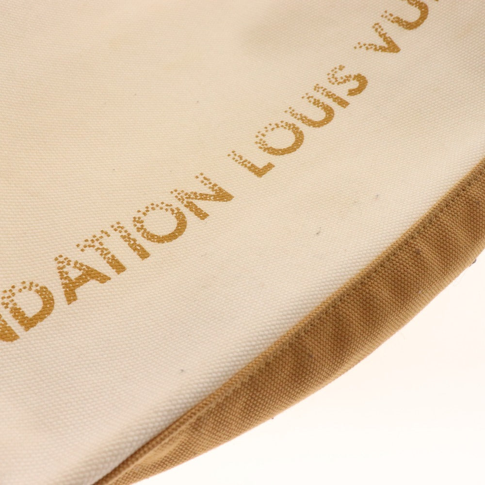 ■ Louis Vuitton Tote Bag Fondation Museum Limited Edition White Brown