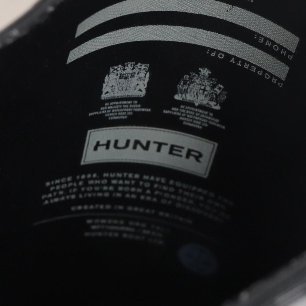 ■ ハンター レインシューズ ロングブーツ 長靴 オリジナルトール レディース UK6 25.0cm ブラック 箱付き