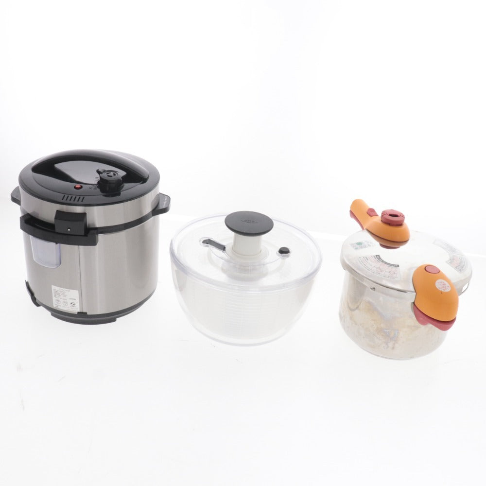 ■ Leben Oxo Shop Japan Pressure Cooker Salad Spinner Large Cooking Pro P 3-piece Set Bulk Sale Home Appliances Accessories Included