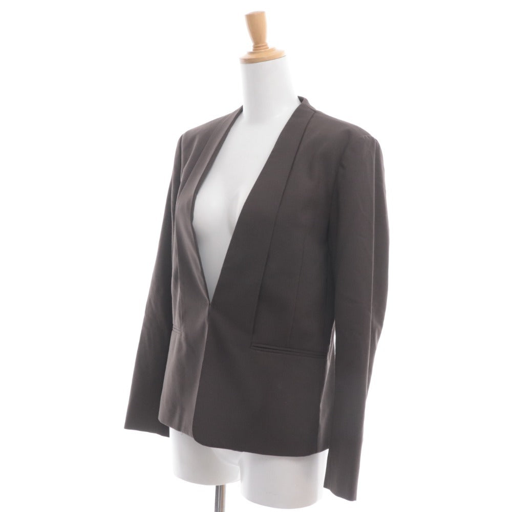 ■ グリーンレーベルリラクシング ユナイテッドアローズ セットアップ ジャケット パンツ スカート レディース 40 ブラウン