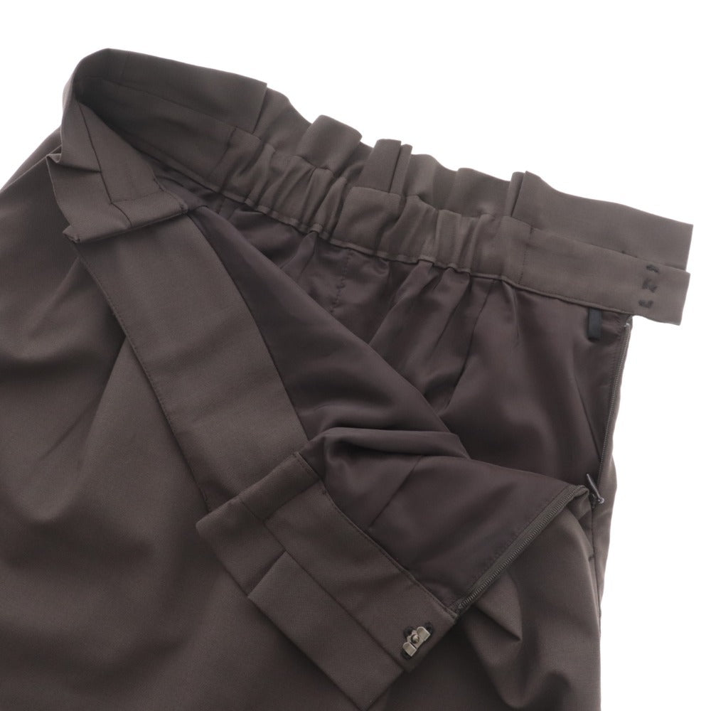 ■ グリーンレーベルリラクシング ユナイテッドアローズ セットアップ ジャケット パンツ スカート レディース 40 ブラウン