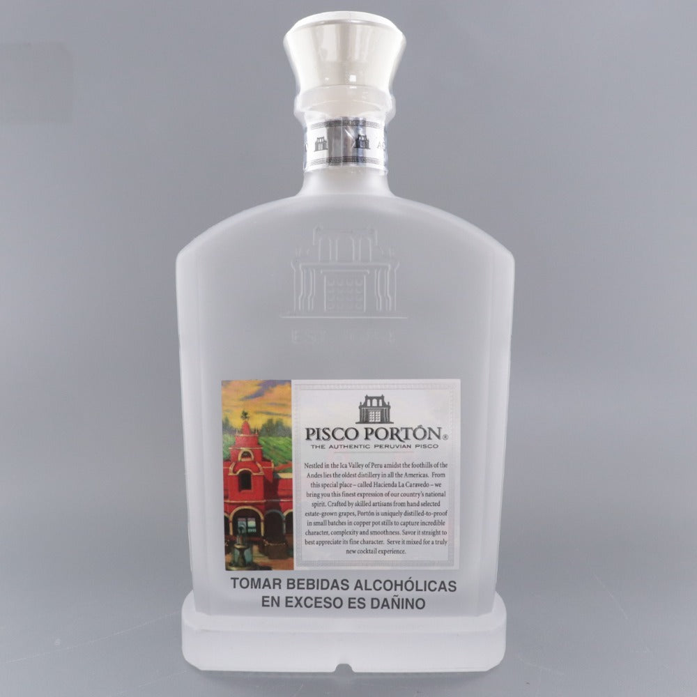 ■ Alcohol Pisco Porton Brandy Acholado Mosto Verde 43% 750? Boxed, unopened, unused