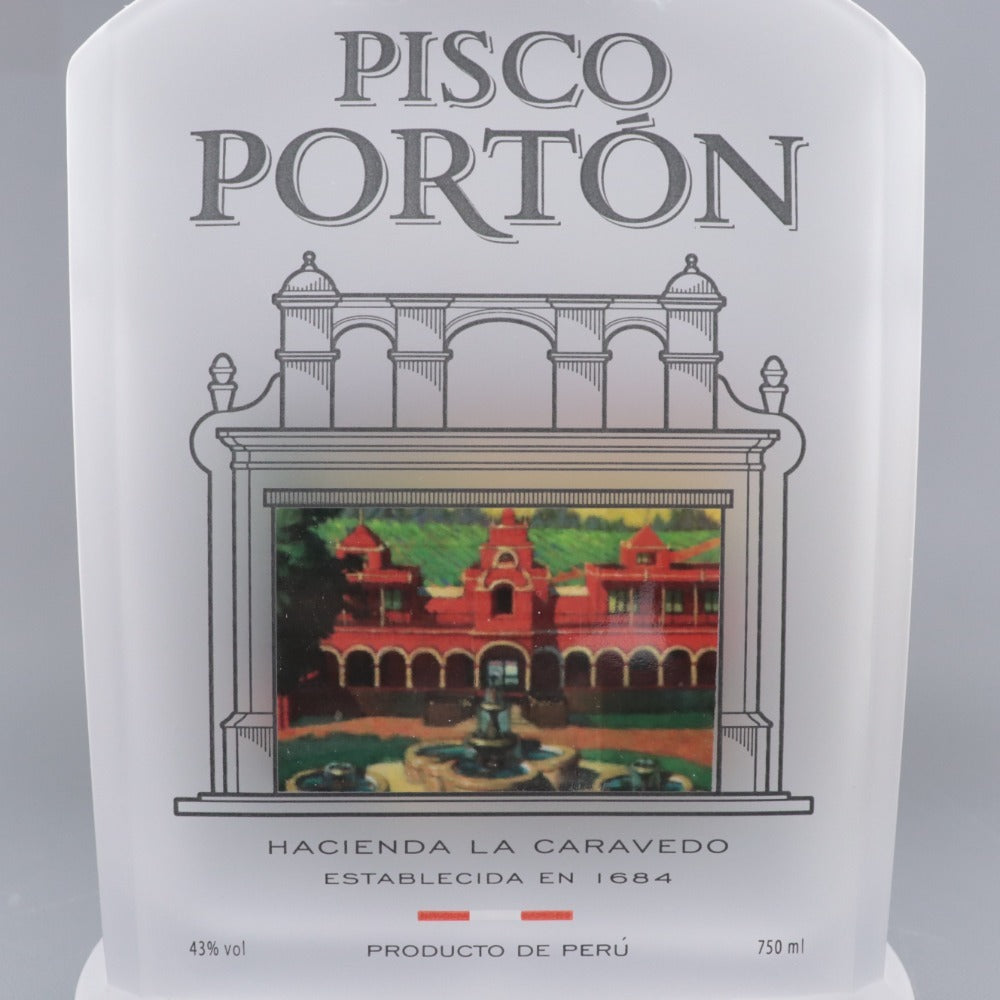 ■ Alcohol Pisco Porton Brandy Acholado Mosto Verde 43% 750? Boxed, unopened, unused