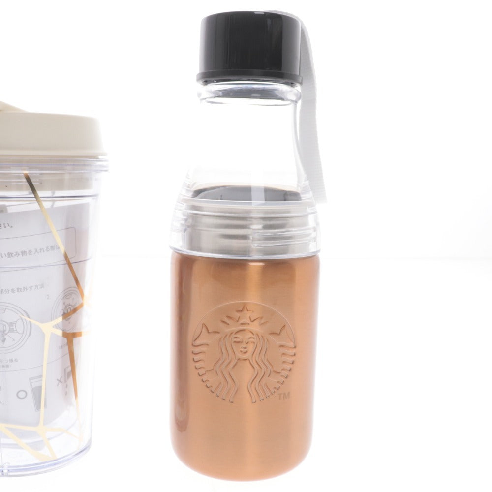 ■ Starbucks Tumbler Strap Sunny Bottle Copper 3-piece set Bulk sale Halloween Neon Blue Brown Unused