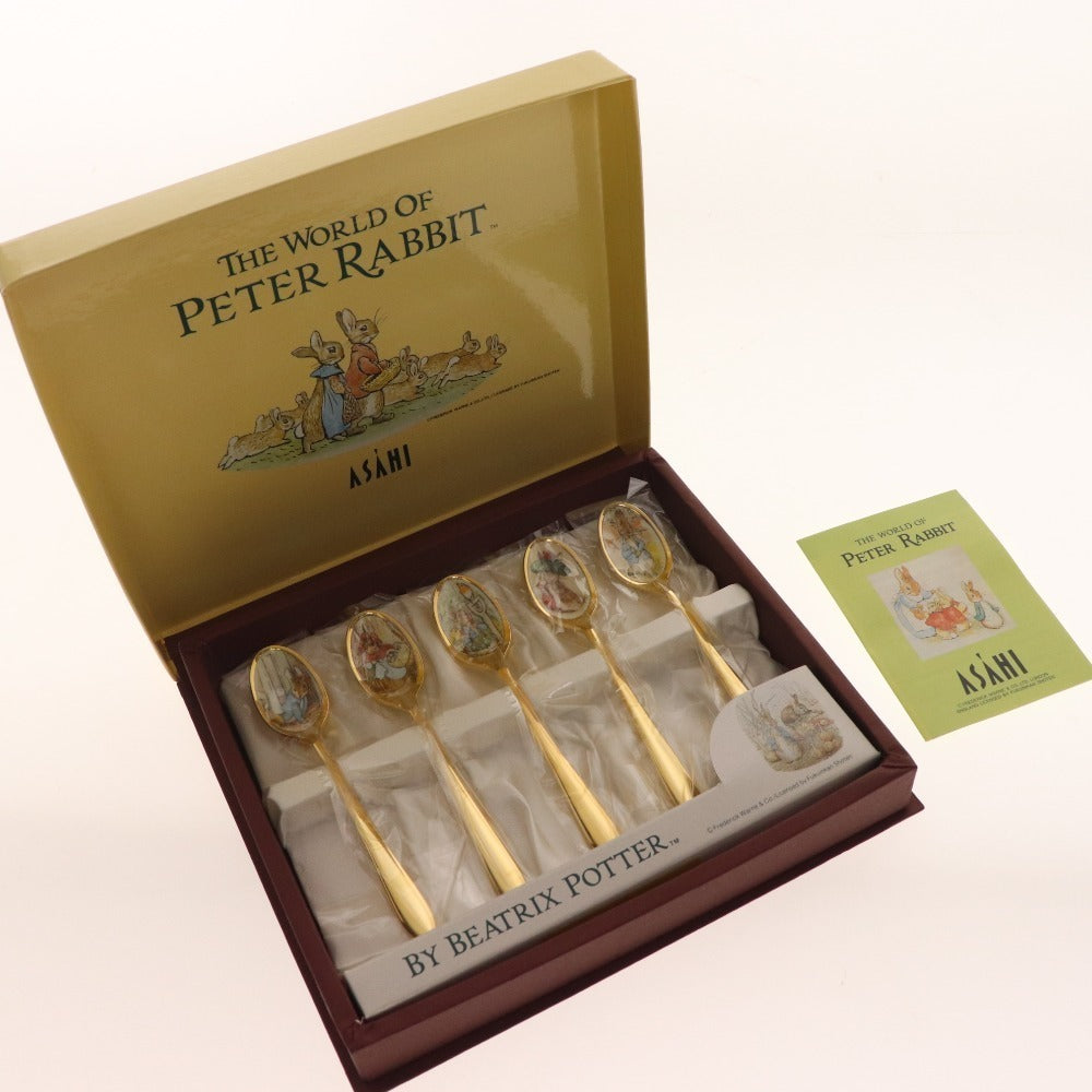 ■ Royal Copenhagen, Narumi, Arita ware, Wedgwood, Peter Rabbit, plate, spoon, tableware, 9-piece set, bulk sale, Western and Japanese, box included, unused
