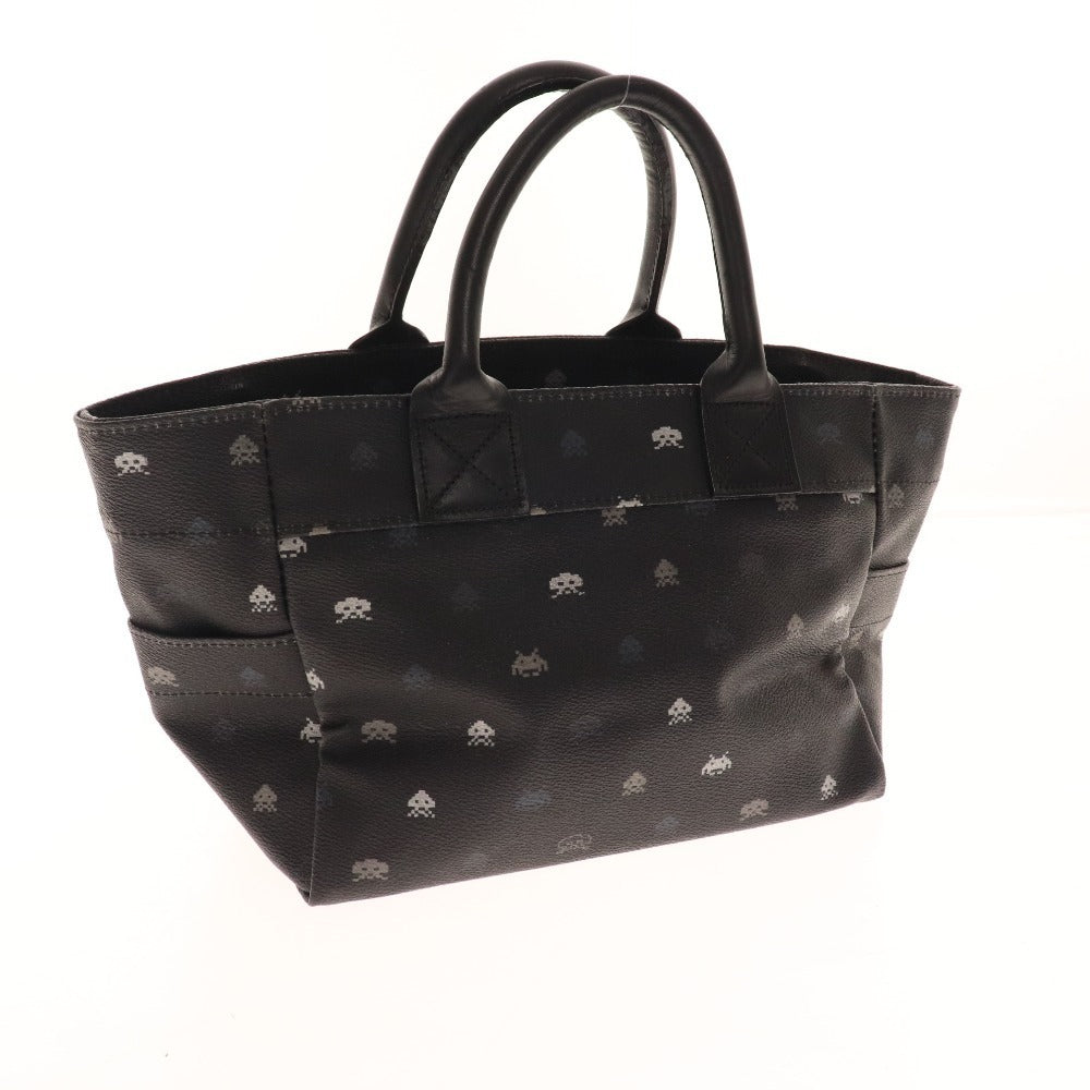 ■ Porter Essential Design Handbag Taito Invader Collaboration Bag Tote Bag Men's Women's Black