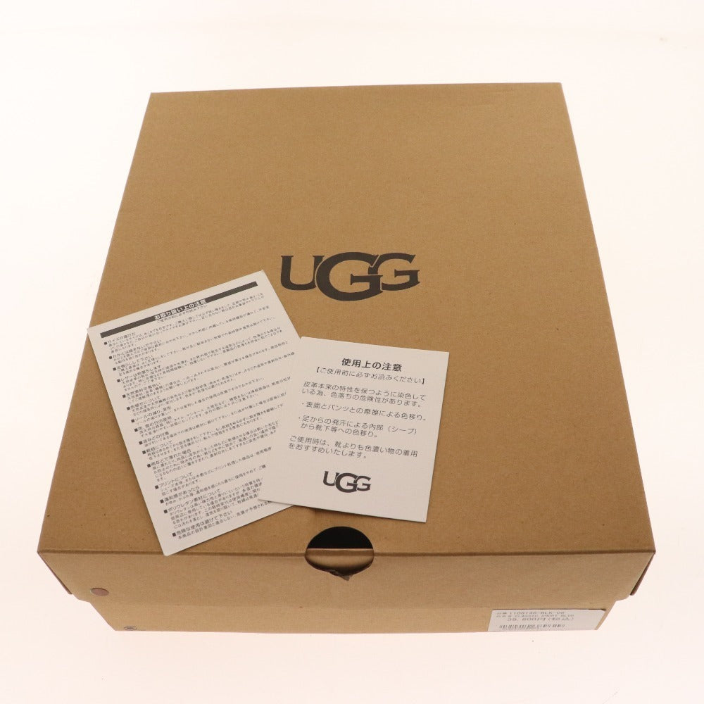 ■ UGG Classic Short BLVD Sheepskin Boots 1108146 Side Zip Shoes Women's 23cm Black Box Included