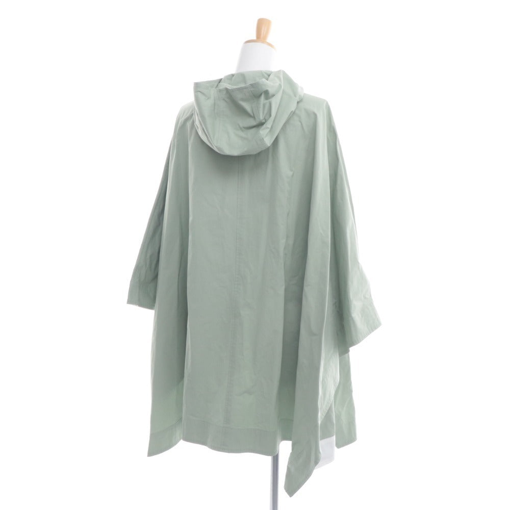 ■ ESTNATION Hooded Poncho Coat Long Coat Outerwear Women's F Green Tag attached Unused