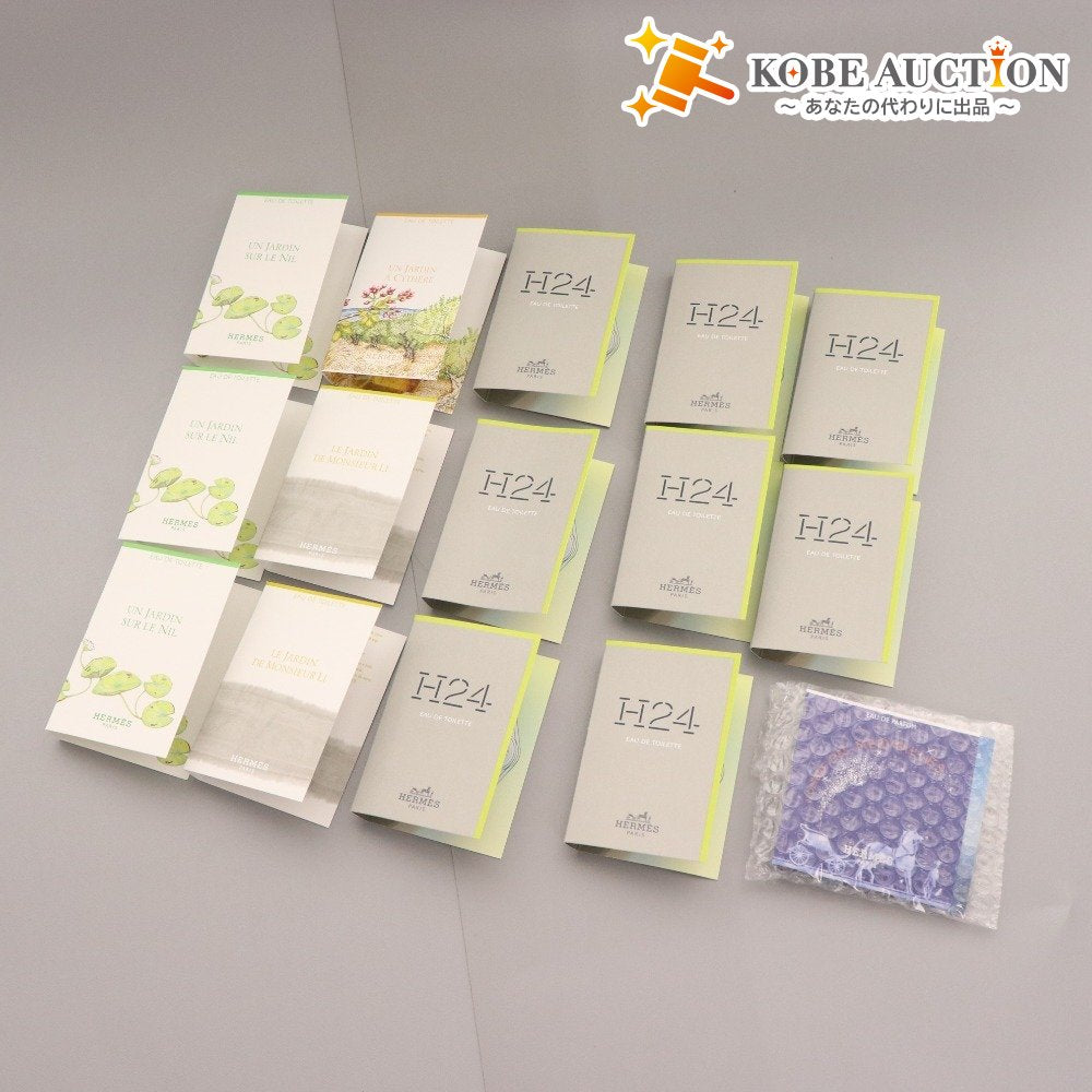 ■ Hermes perfume Eau de toilette sample trial product 16-piece set bulk sale Garden of the Nile, Mr. Lee's Garden, Garden of Cythera H24 Unused