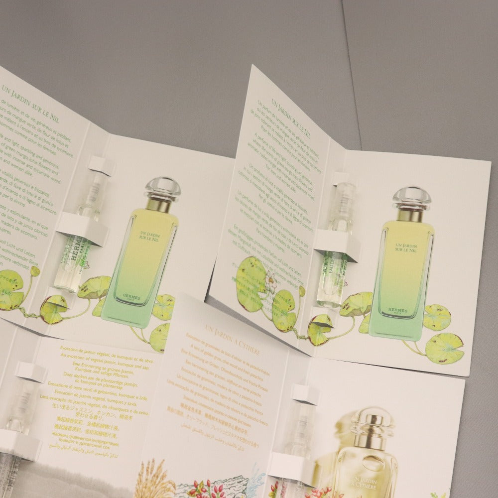 ■ Hermes perfume Eau de toilette sample trial product 16-piece set bulk sale Garden of the Nile, Mr. Lee's Garden, Garden of Cythera H24 Unused