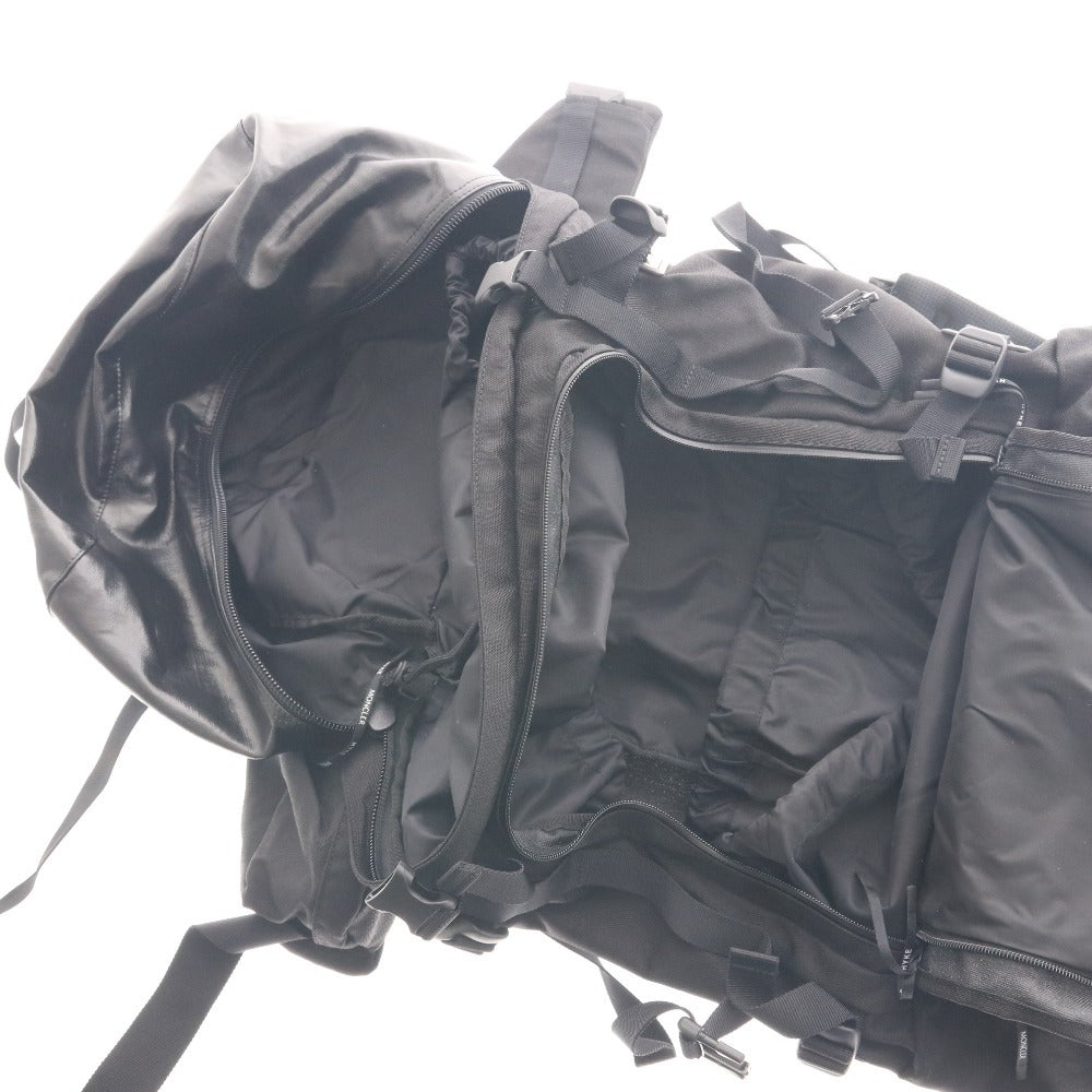 Moncler Hike Backpack 116347, Water-Repellent Nylon, Men's, Black