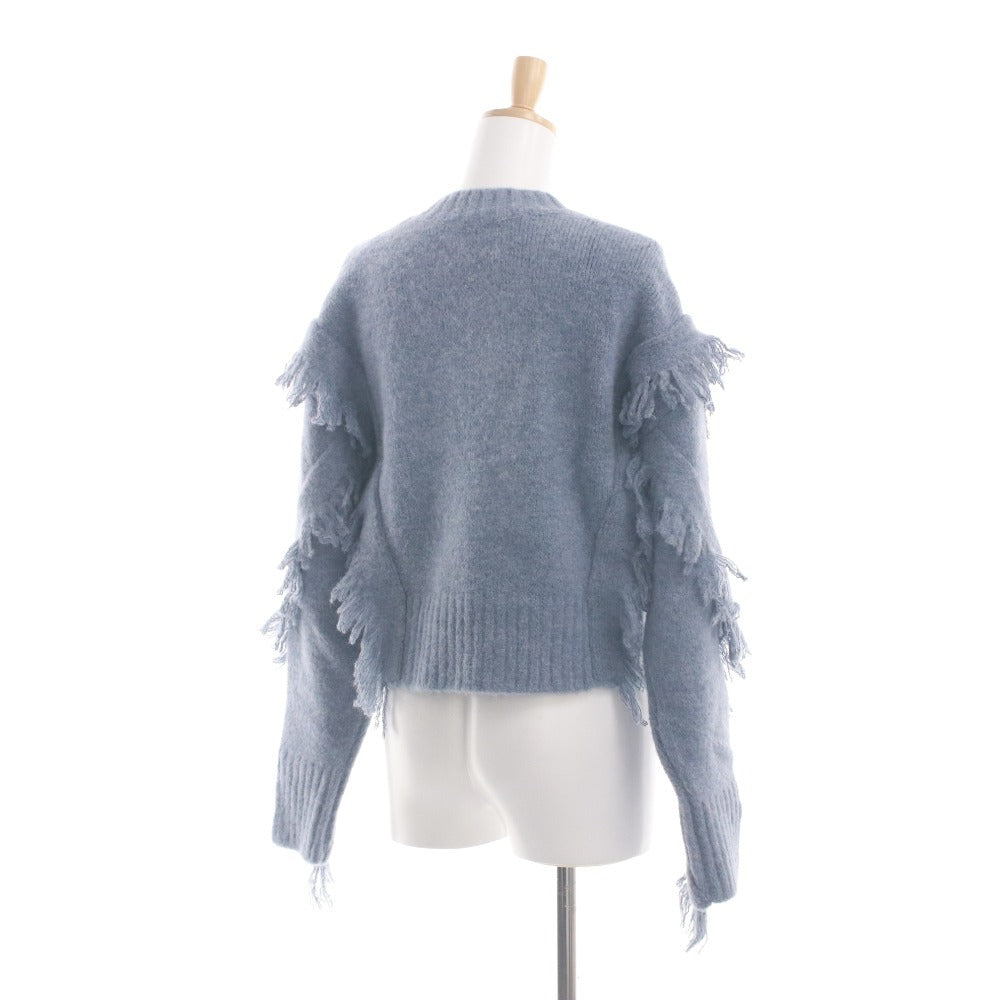 ■ スリーワンフィリップリム 3.1 Phillip Lim ニット 長袖 フリンジ レディース XS ライトブルー