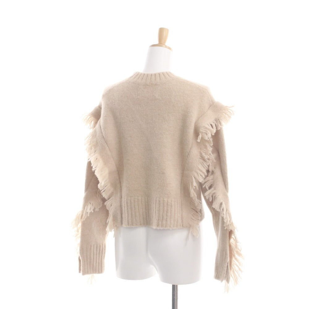 ■ スリーワンフィリップリム 3.1 Phillip Lim ニット 長袖 フリンジ レディース XS ベージュ