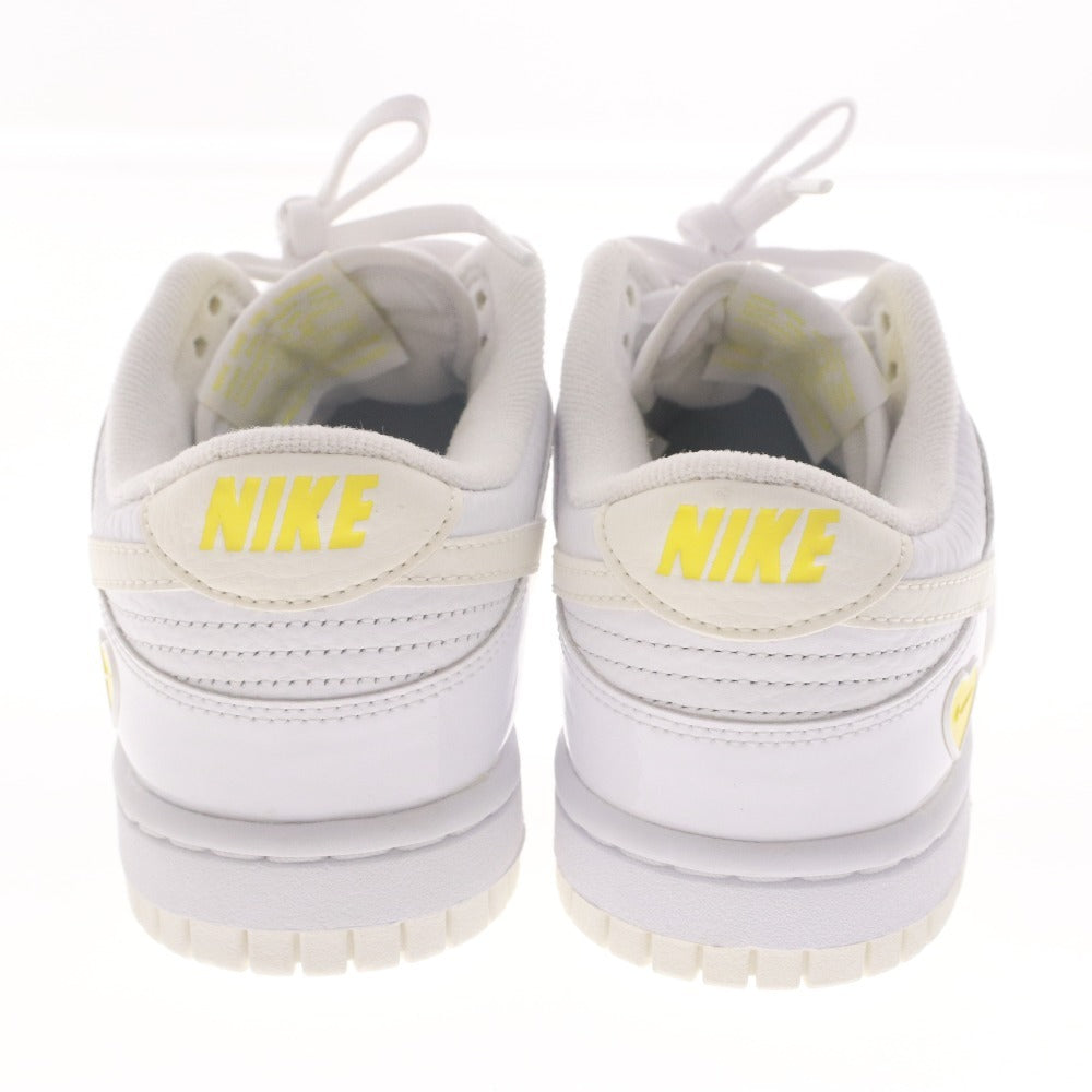 ■ ナイキ NIKE スニーカー ダンク ロー バレンタインデー イエローハート FD0803-100 靴 レディース 22.5cm ホワイト系