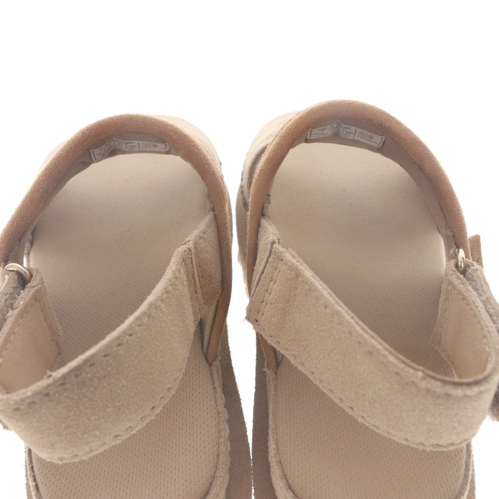 ■ アグ UGG サンダル ゴールデンスター リジェネレート 1167369 靴 厚底 スエード レディース 23cm ベージュ
