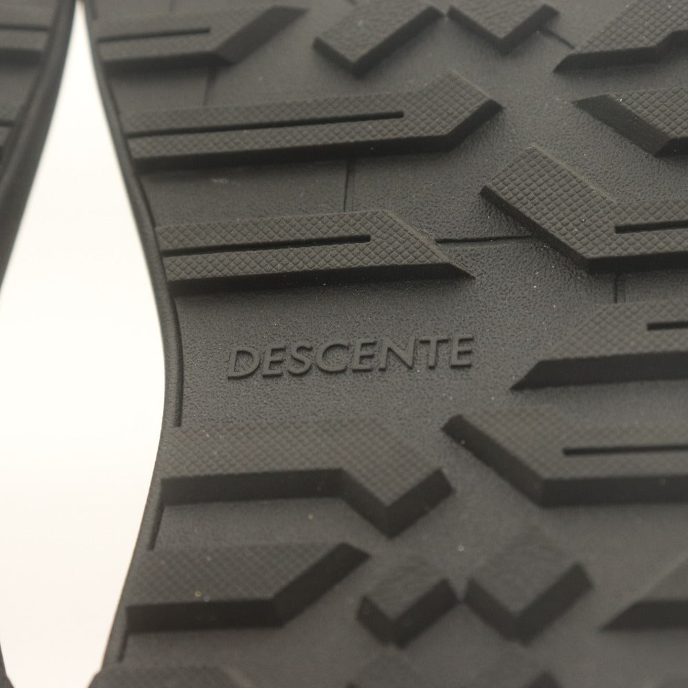 ■ デサント DESCENTE ショートブーツ ディート レース シティロウ スノー 靴 ローカット ドローコード レディース 23cm ブラック