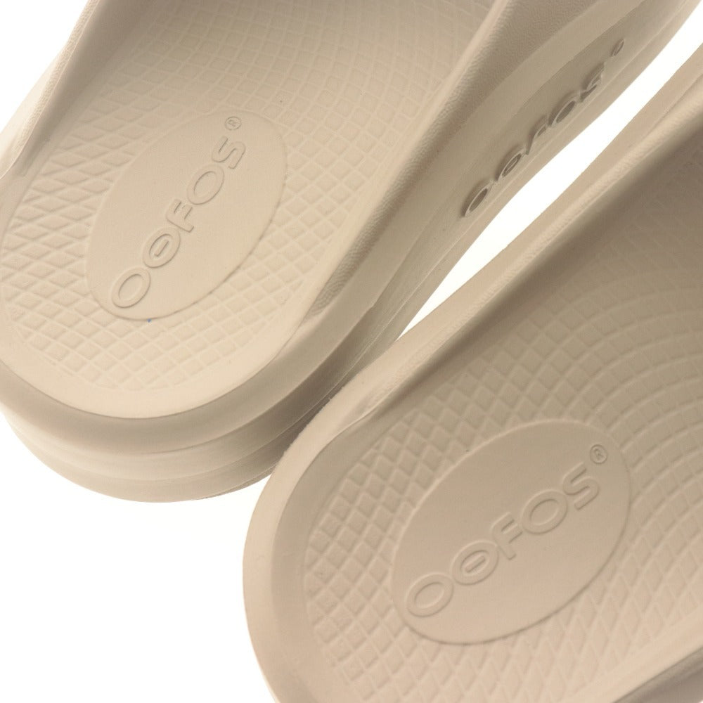 ■ ウーフォス OOFOS サンダル ウーメガ ウーアー 靴 厚底 プラットフォーム スライド レディース EU36 W5（22cm相当）ライトベージュ