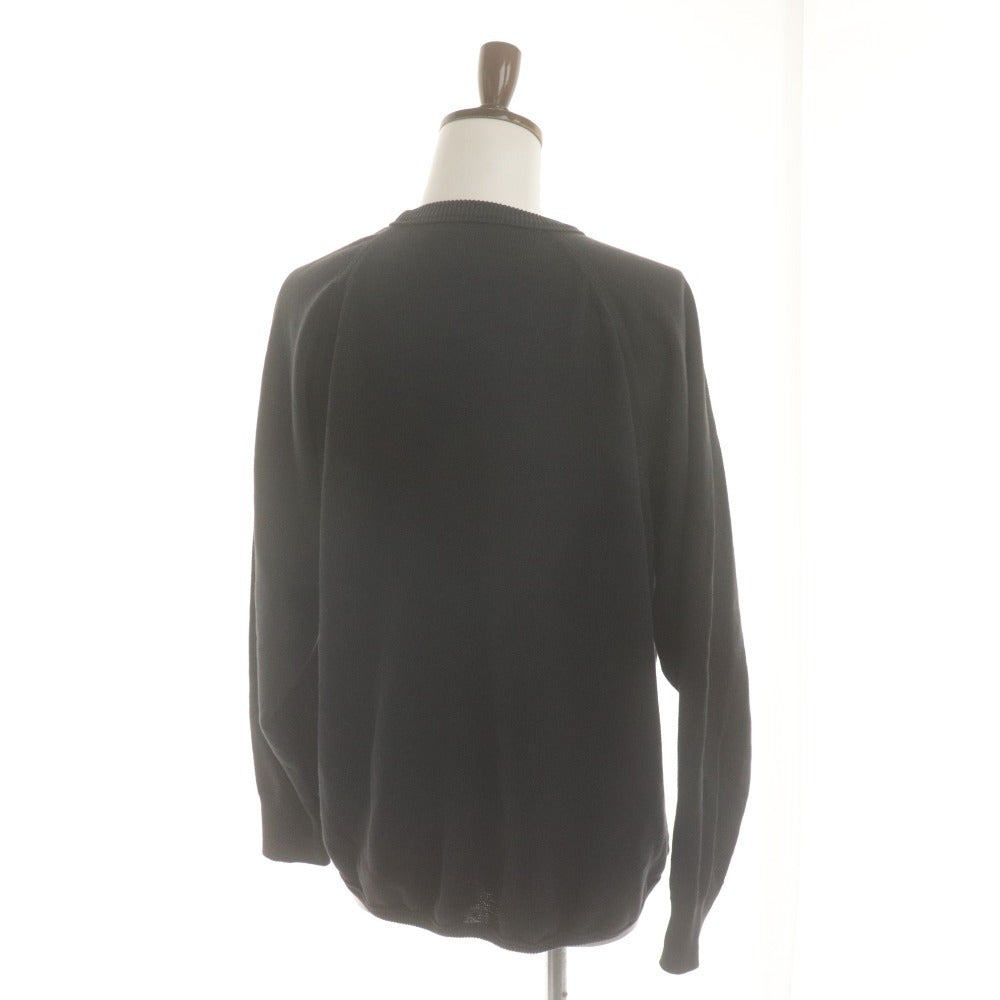 ■ ESTNATION Knit Long Sleeve Top Crew Neck 100% Cotton Summer Knit Spring Men's L Gray