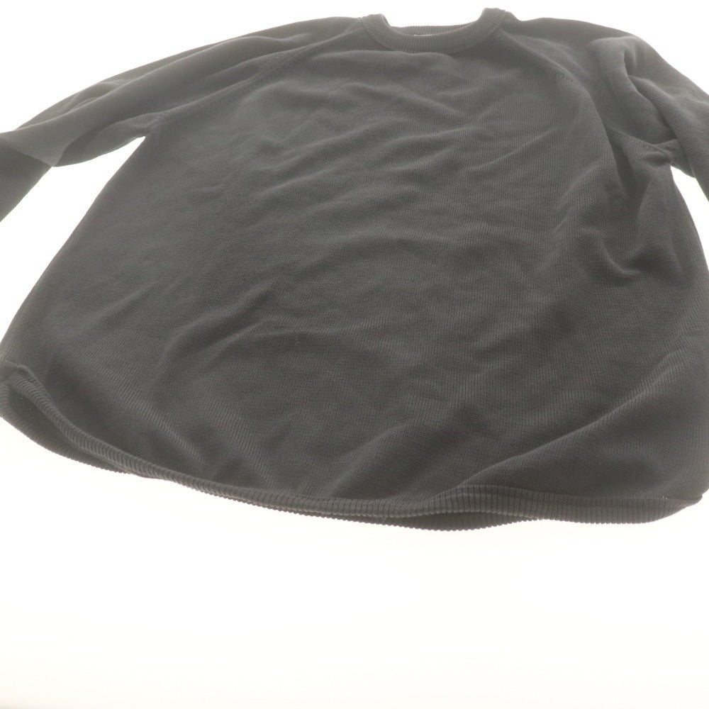 ■ ESTNATION Knit Long Sleeve Top Crew Neck 100% Cotton Summer Knit Spring Men's L Gray