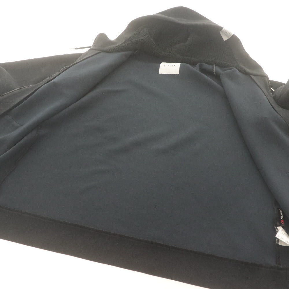 ■ シテラ CITERA ジップアップパーカー 長袖 トップス スウェット メンズ XL ブラック