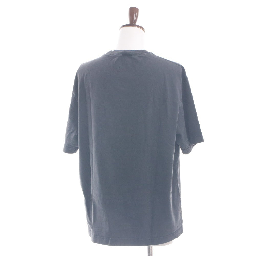 ■ Acne Studios Stamp Logo T-shirt Relaxed Fit Short Sleeve Top FN-UX-TSHI000051 CL0274 Cotton Men's L Black