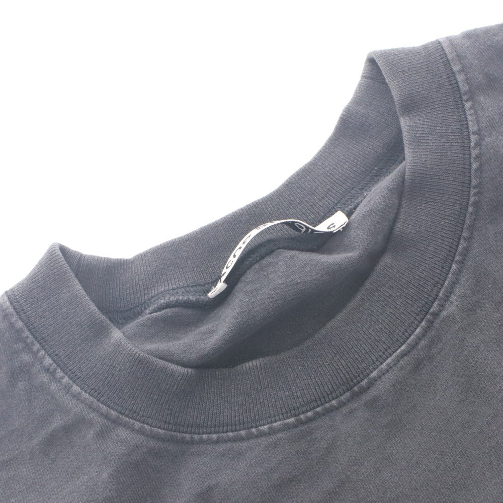 ■ Acne Studios Stamp Logo T-shirt Relaxed Fit Short Sleeve Top FN-UX-TSHI000051 CL0274 Cotton Men's L Black