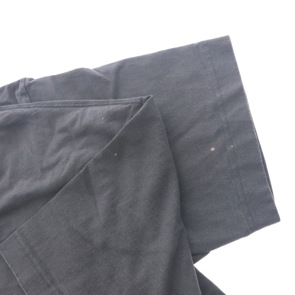 ■ Acne Studios Stamp Logo T-shirt Relaxed Fit Short Sleeve Top FN-UX-TSHI000051 CL0274 Cotton Men's L Black